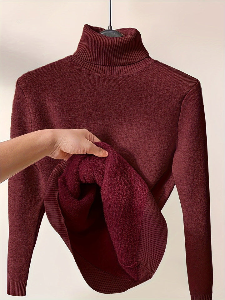 Isolde | Women's Slim Fit Turtleneck Sweater