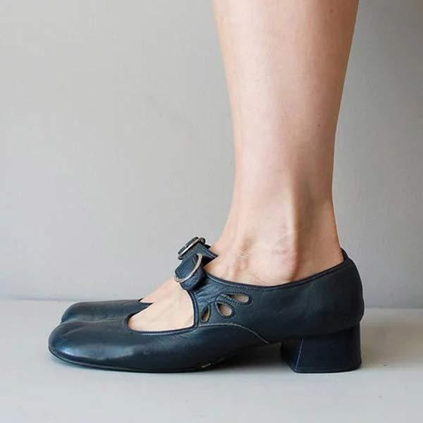 Anna | Women Spring Buckle Strap Shoes