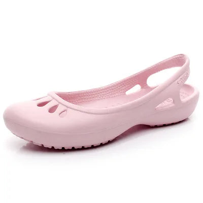 Chloe | Women's Casual Slingback Molded Flat Jelly Sandals