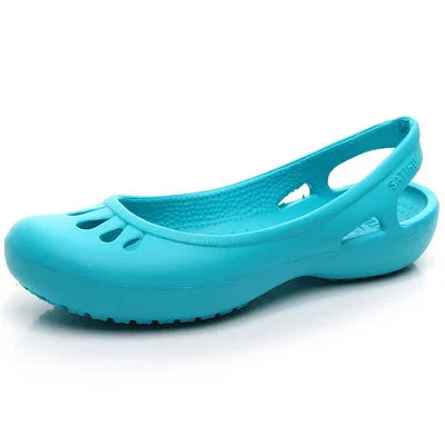 Chloe | Women's Casual Slingback Molded Flat Jelly Sandals
