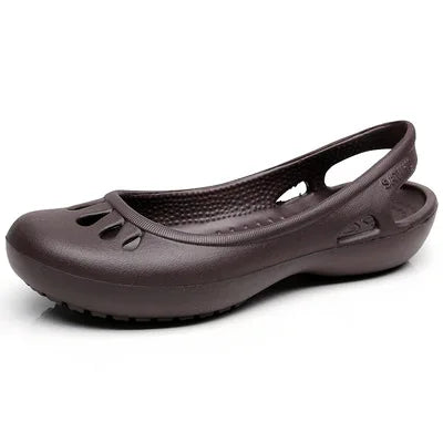 Chloe | Women's Casual Slingback Molded Flat Jelly Sandals