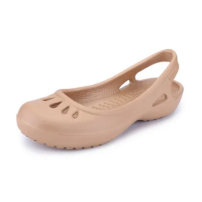 Chloe | Women's Casual Slingback Molded Flat Jelly Sandals