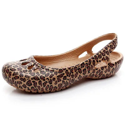 Chloe | Women's Casual Slingback Molded Flat Jelly Sandals