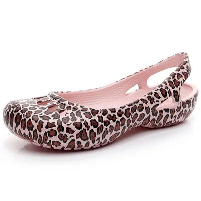 Chloe | Women's Casual Slingback Molded Flat Jelly Sandals