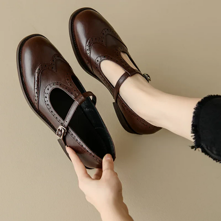 Clara | Women's Retro T-Strap Orthopedic Mary Jane Shoes