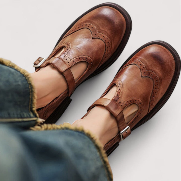 Daphne | Women's Buckle Orthopedic Mary Jane Shoes
