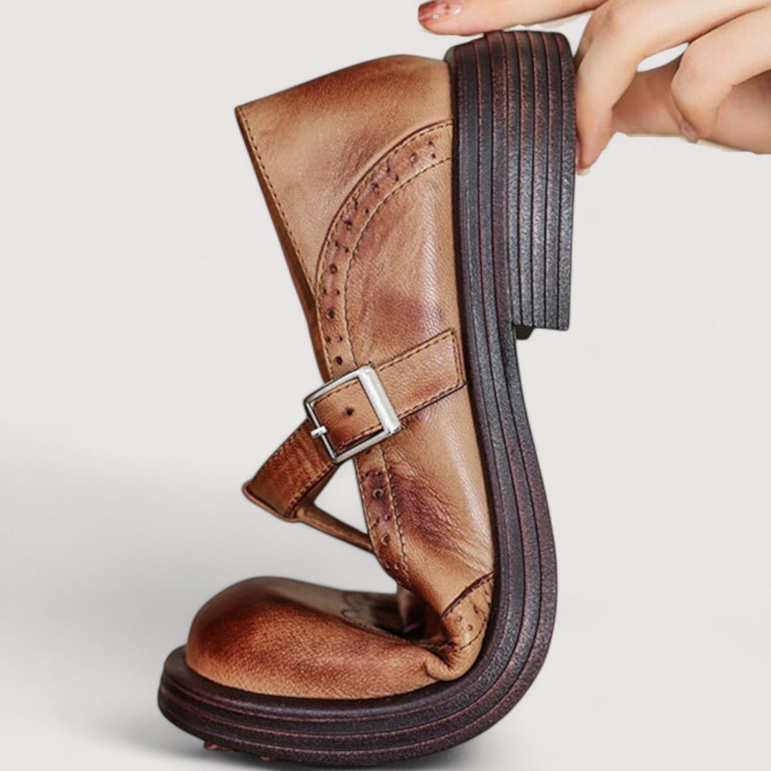 Daphne | Women's Buckle Orthopedic Mary Jane Shoes