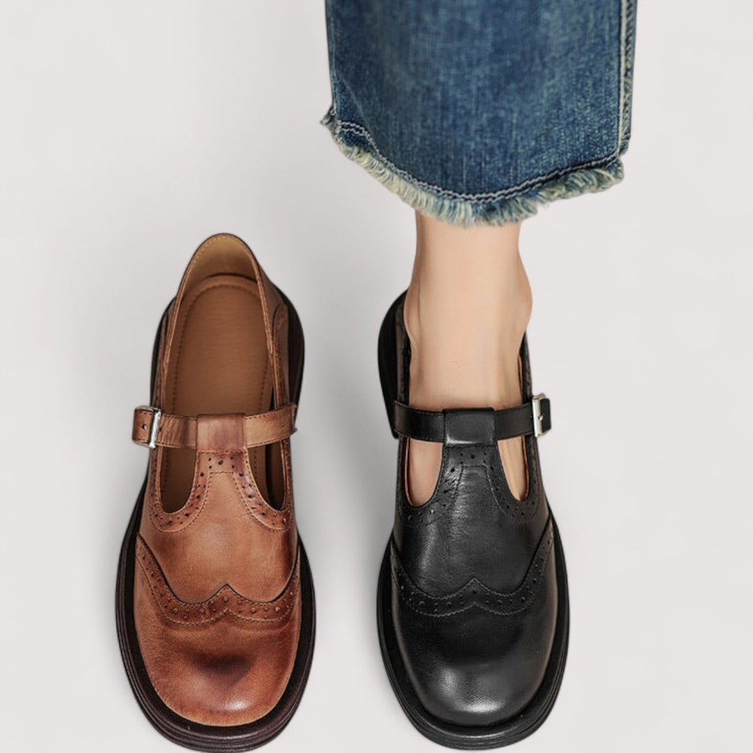 Daphne | Women's Buckle Orthopedic Mary Jane Shoes