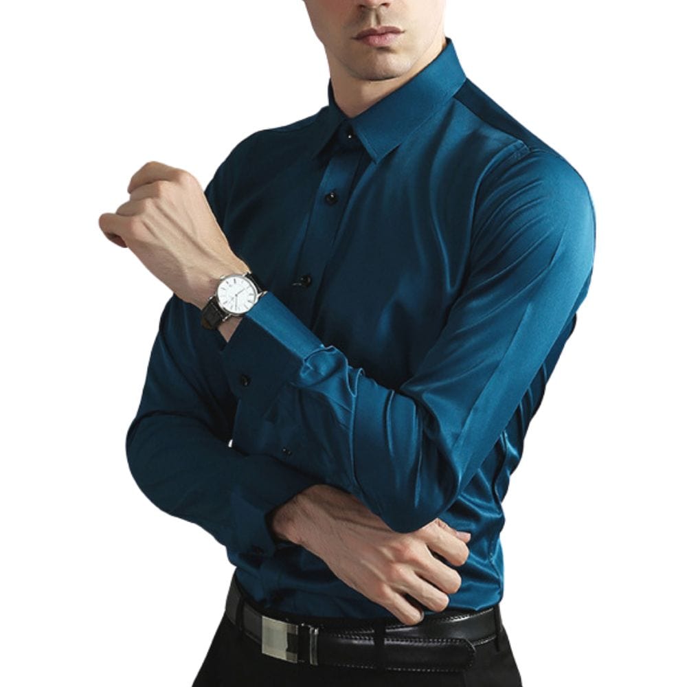 Elliot | Men's Wrinkle-Free Stretch Long-Sleeve Dress Shirt
