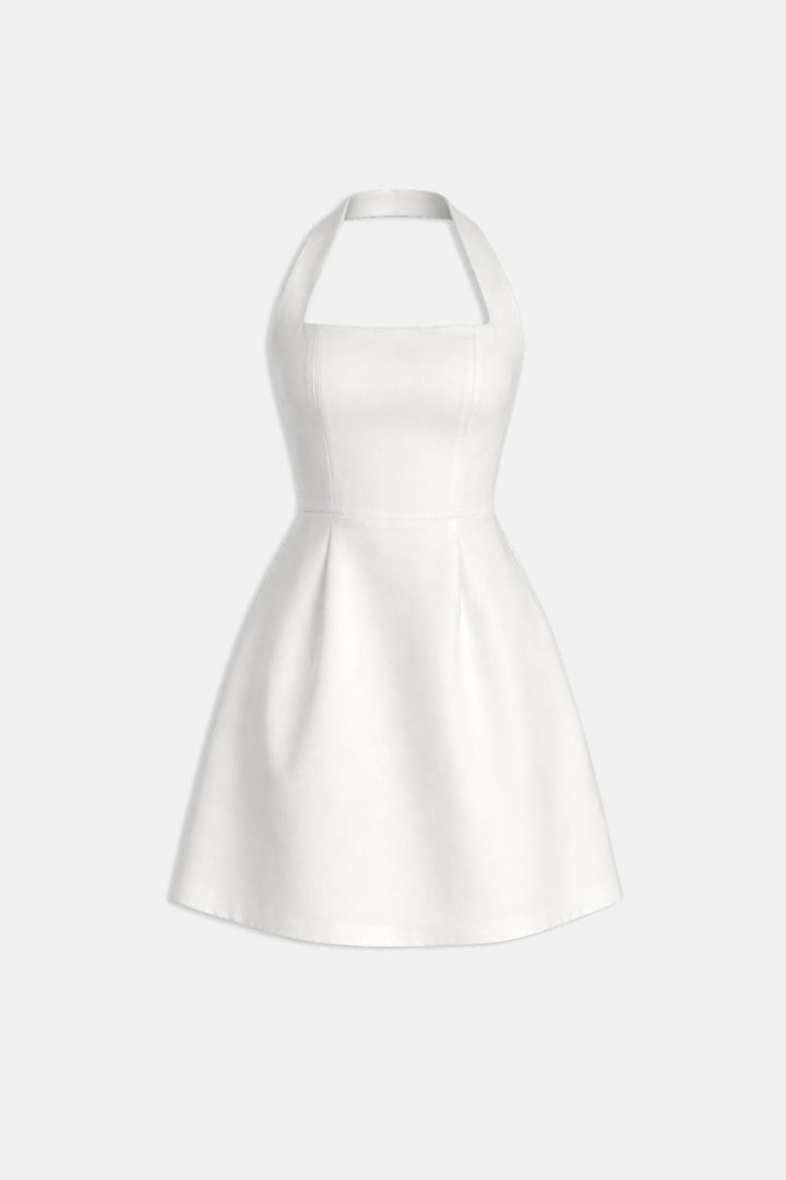 Fiona | Women's Halter Neck Open Shoulder Homecoming Mini Dress