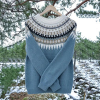 Freya | Women's Icelandic Crew Neck Long Sleeve Sweater