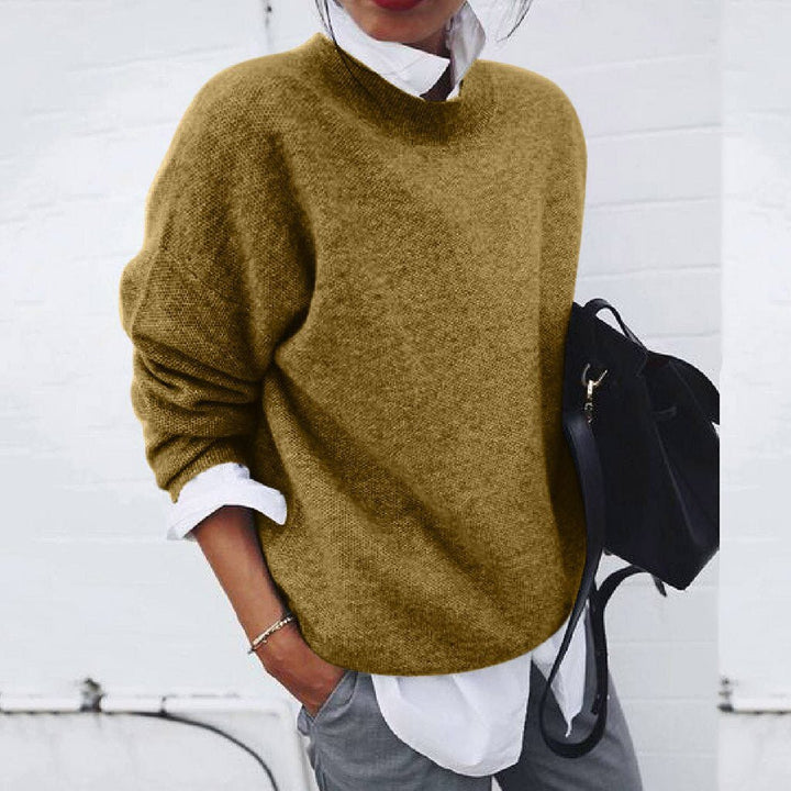 Freya | Women's Oversized Crew Neck Long Sleeve Sweater
