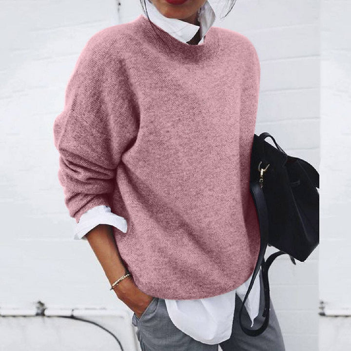 Freya | Women's Oversized Crew Neck Long Sleeve Sweater