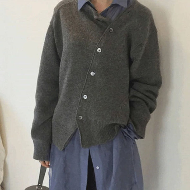 Harper | Women's Oversized Button-Down Long Sleeve Cardigan