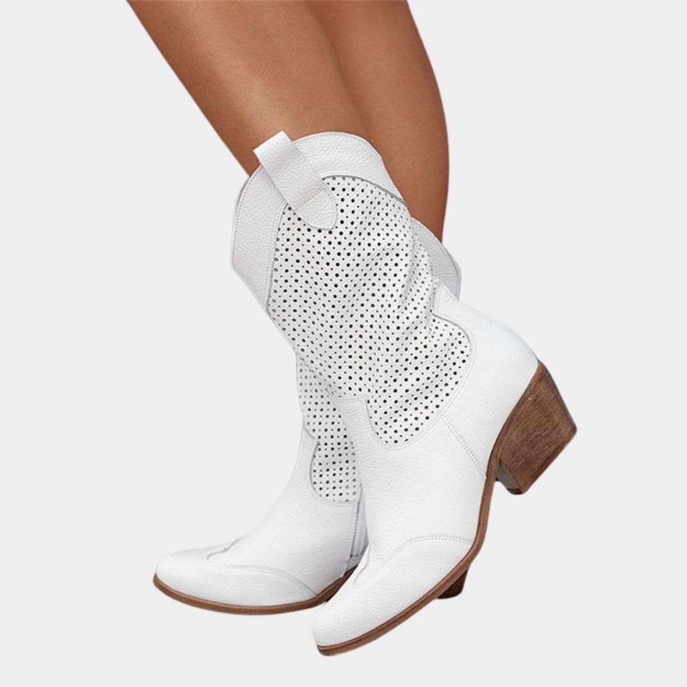 Hazel | Women's Western Mid-Calf Orthopedic Cowboy Boots