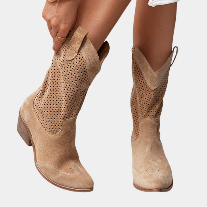 Hazel | Women's Western Mid-Calf Orthopedic Cowboy Boots