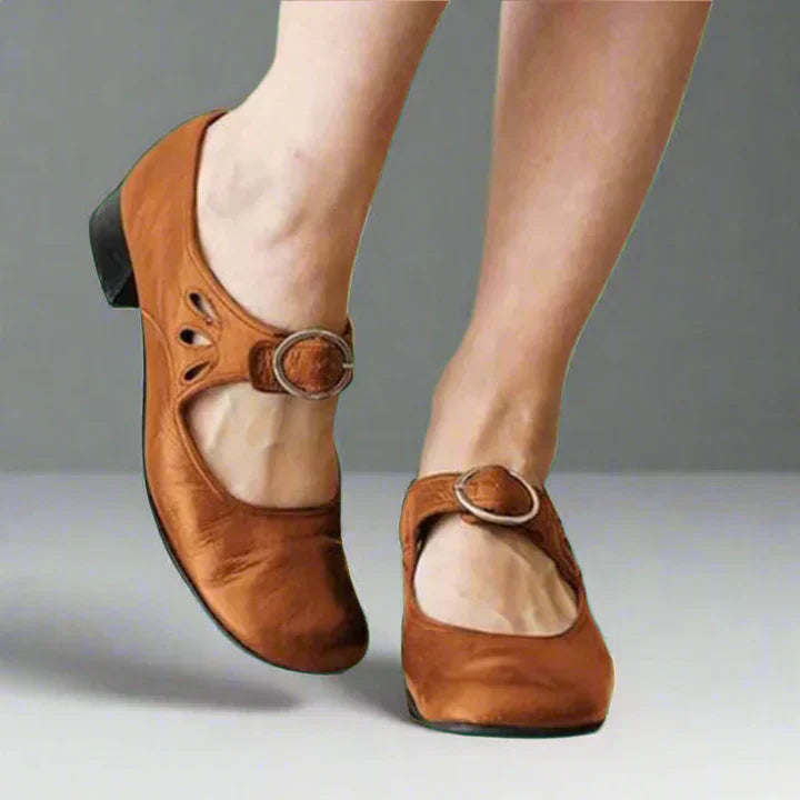 Iris | Women's Low Heel Orthopedic Mary Jane Shoes