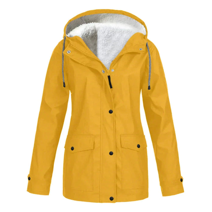Ivy | Women's Fleece-Lined Hooded Waterproof Rain Jacket