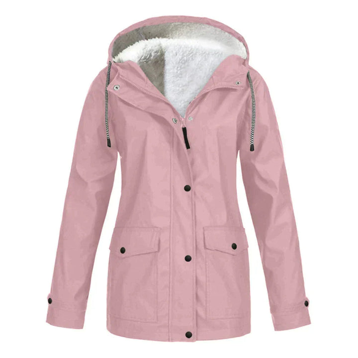 Ivy | Women's Fleece-Lined Hooded Waterproof Rain Jacket