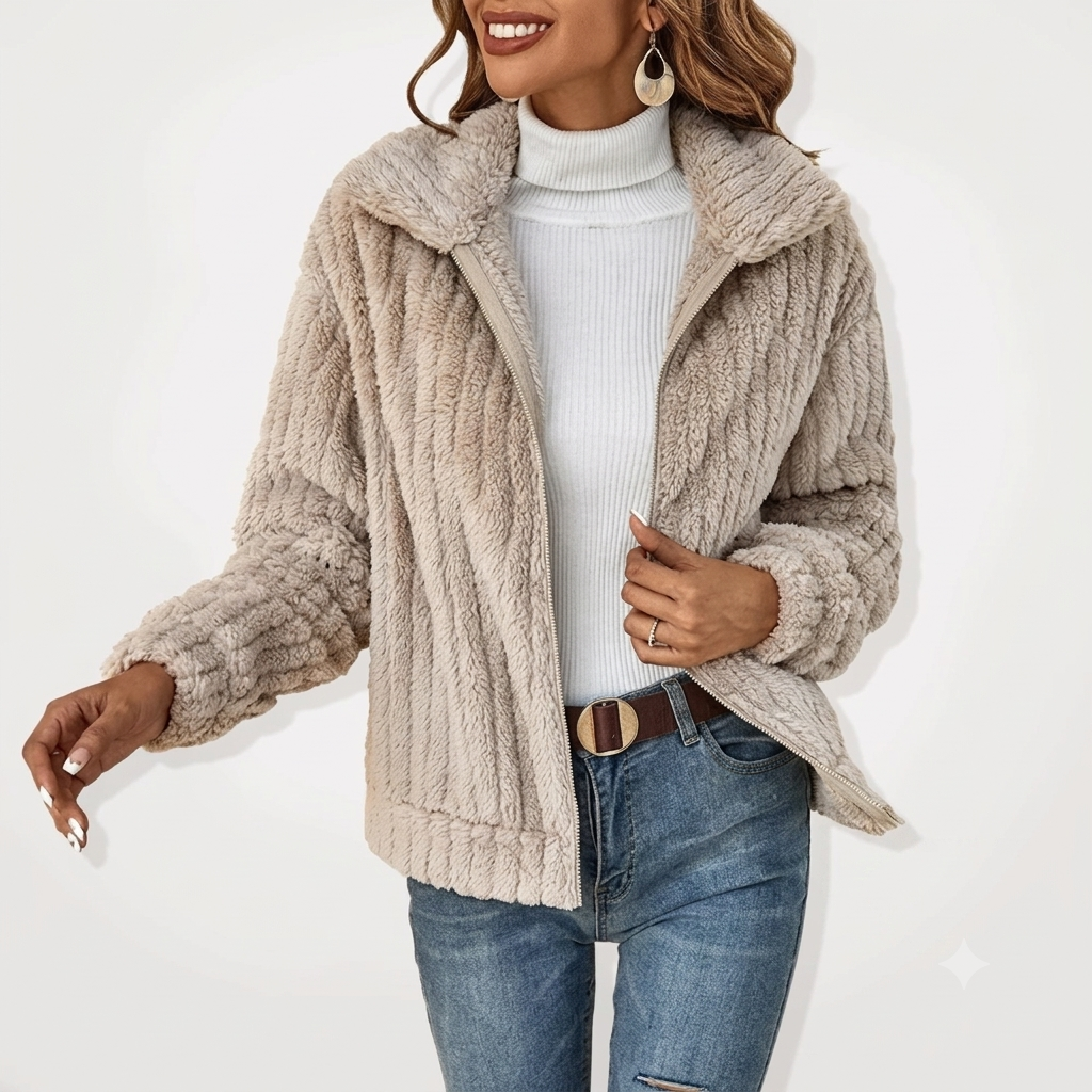 Josephine | Women's Oversized Notched Collar Open Front Cardigan