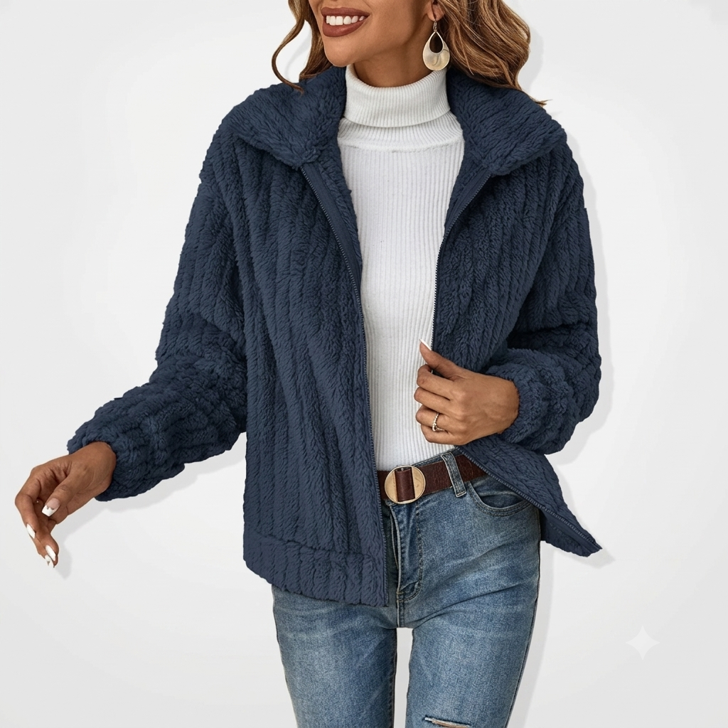 Josephine | Women's Oversized Notched Collar Open Front Cardigan