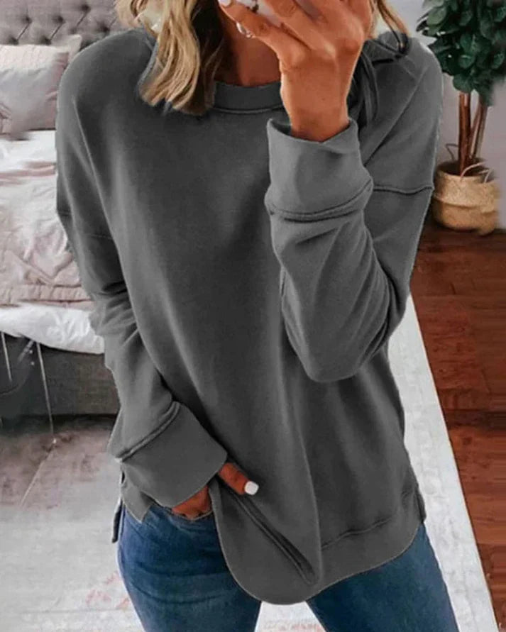 Josephine | Women's Crew Neck Dropped Shoulder Sweater