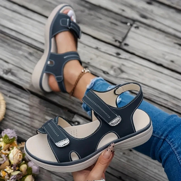 Maeve | Women's Hiking Open Toe Cushioned Orthopedic Platform Sandals