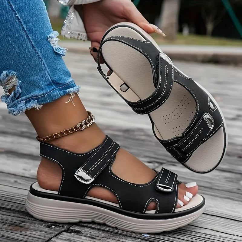 Maeve | Women's Hiking Open Toe Cushioned Orthopedic Platform Sandals