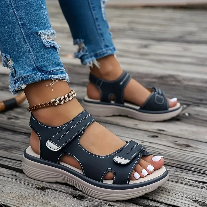 Maeve | Women's Hiking Open Toe Cushioned Orthopedic Platform Sandals
