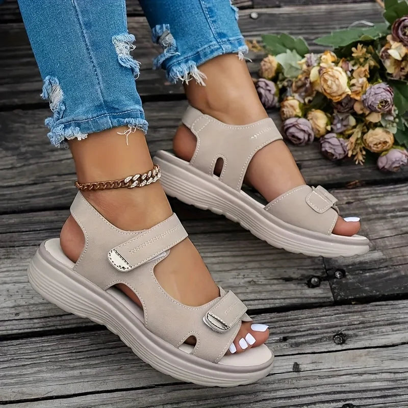 Maeve | Women's Hiking Open Toe Cushioned Orthopedic Platform Sandals
