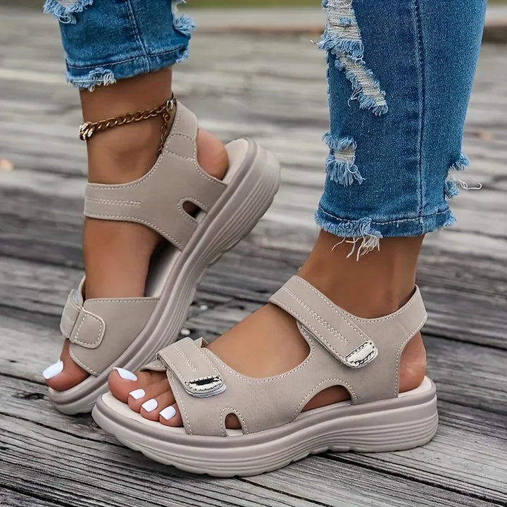 Maeve | Women's Hiking Open Toe Cushioned Orthopedic Platform Sandals