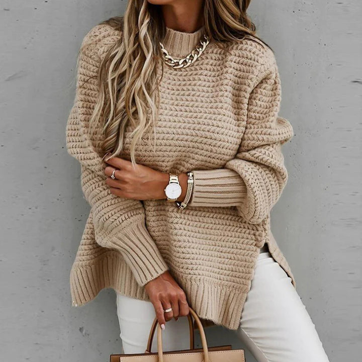 Margot | Women's Oversized Mock-Neck Sweater