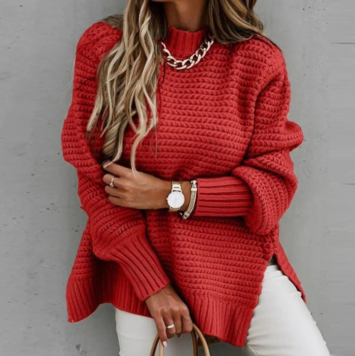 Margot | Women's Oversized Mock-Neck Sweater