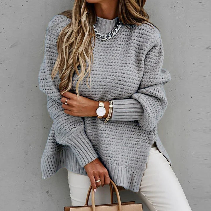 Margot | Women's Oversized Mock-Neck Sweater