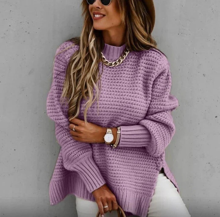 Margot | Women's Oversized Mock-Neck Sweater
