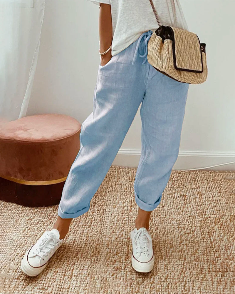 Nora | Women's Casual Summer Wide-Leg Pants