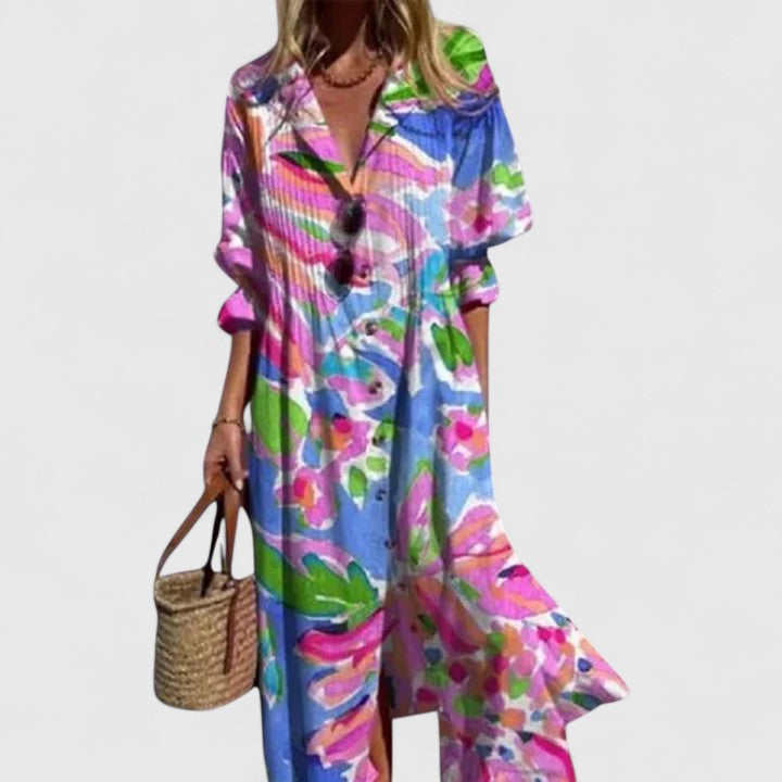 Soleil | Women's Boho Flowy Maxi Dress