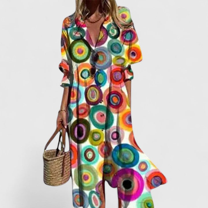 Soleil | Women's Boho Flowy Maxi Dress