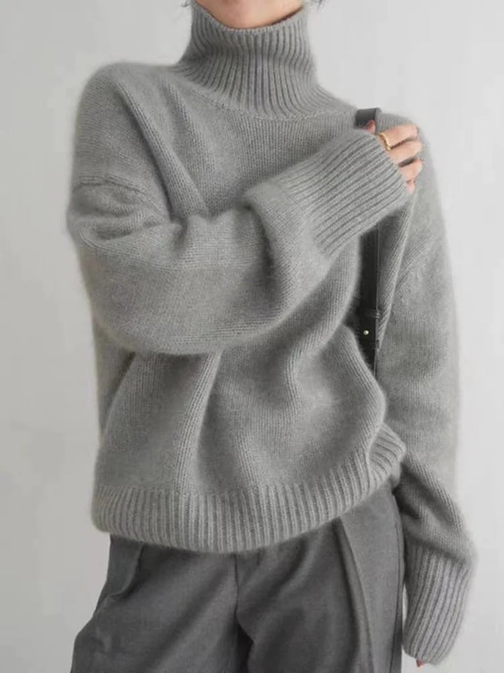 Willow | Women's Chunky Turtleneck Long Sleeve Sweater