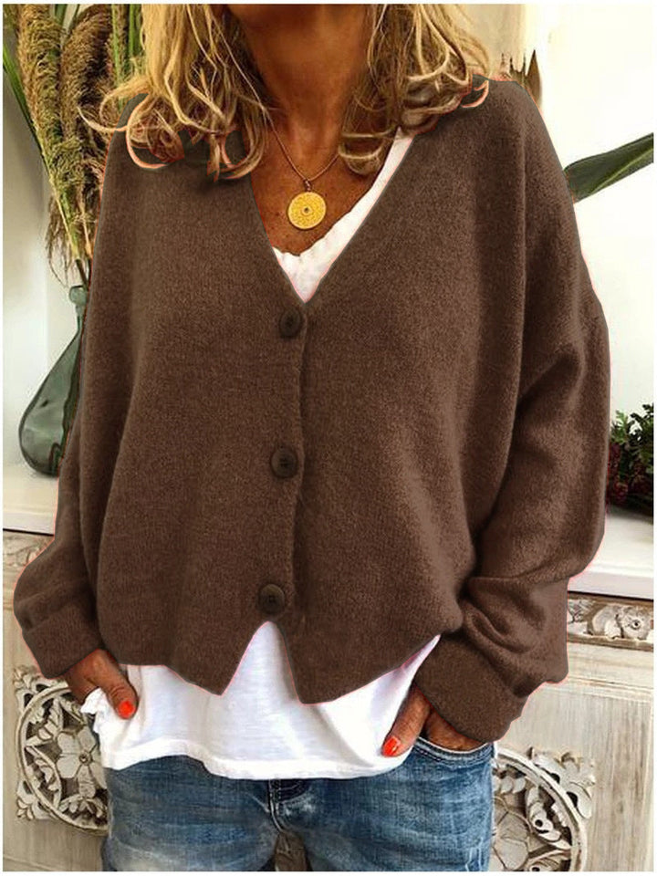 Willow | Women's Plain V-Neck Cardigan