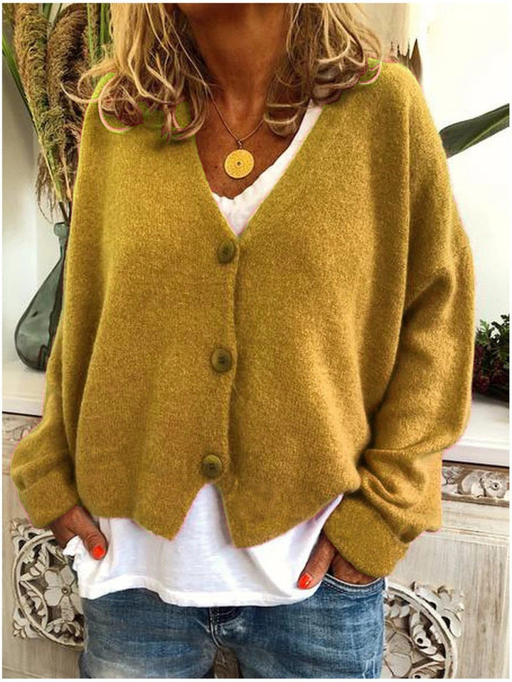 Willow | Women's Plain V-Neck Cardigan