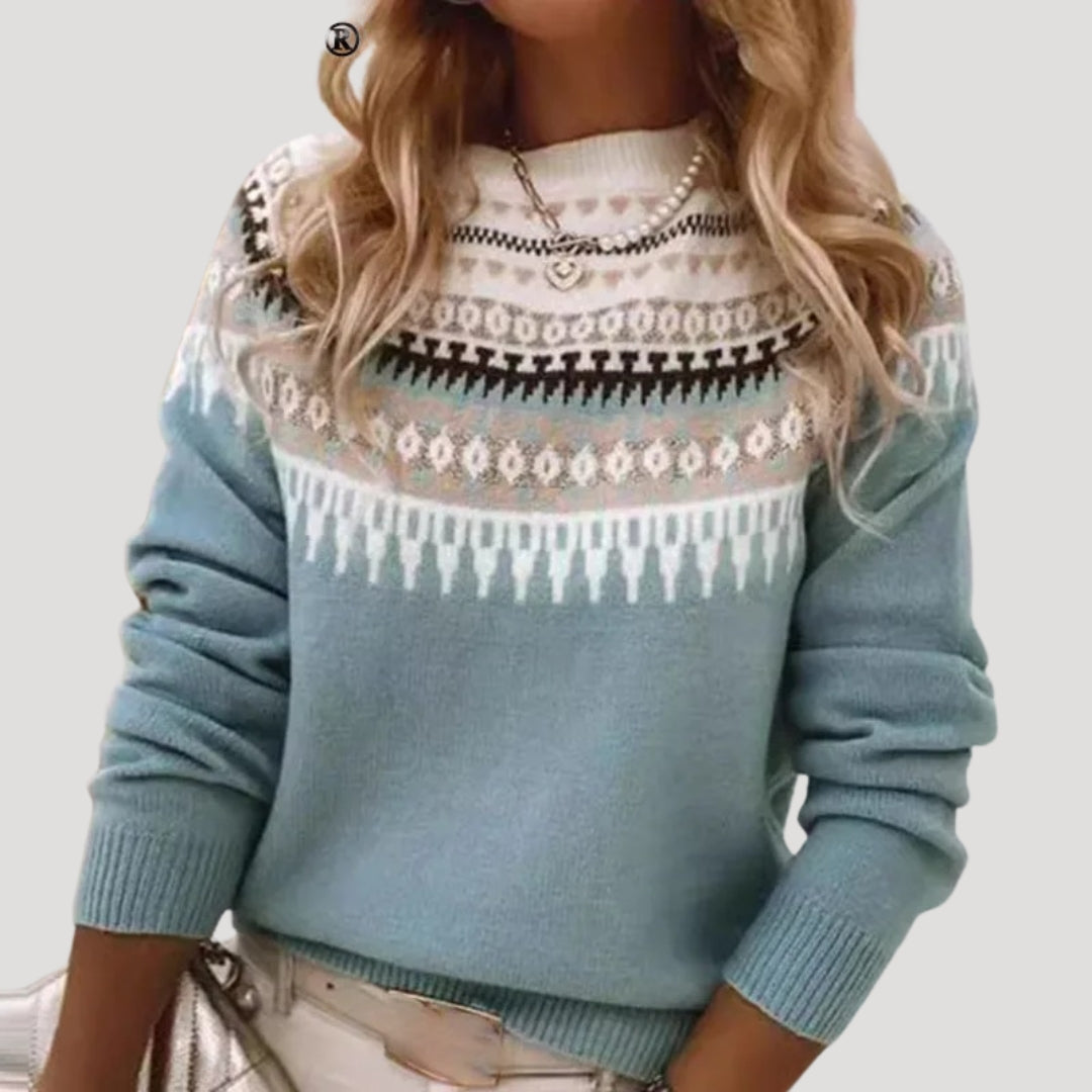 Wren | Women's Fair Isle Long Sleeve Sweater