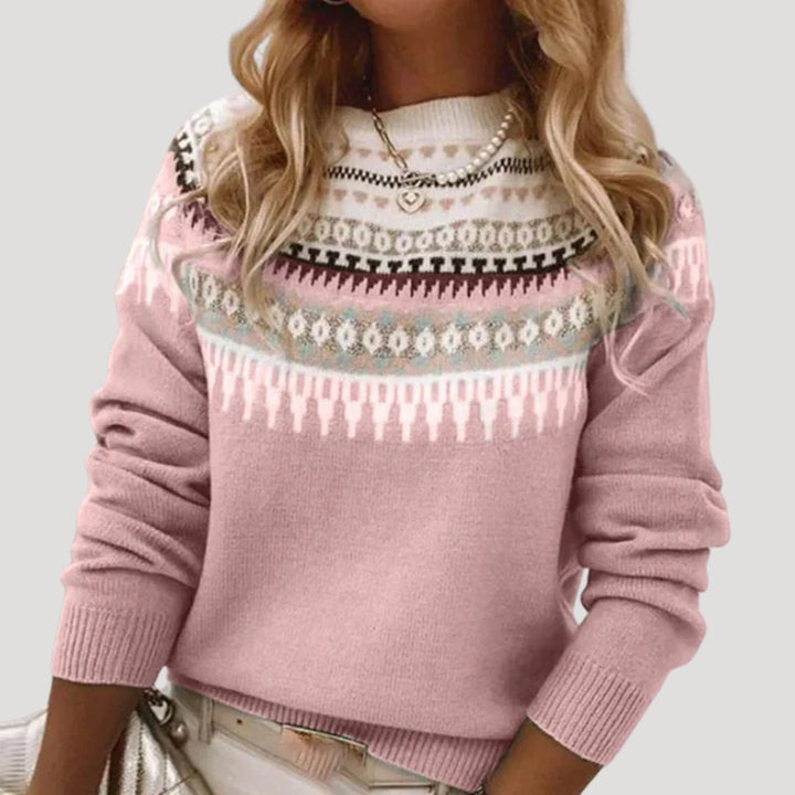 Wren | Women's Fair Isle Long Sleeve Sweater