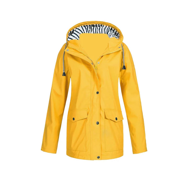 Wren | Women's Button-Zip Hooded Outdoor Rain Jacket