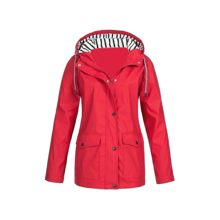 Wren | Women's Button-Zip Hooded Outdoor Rain Jacket