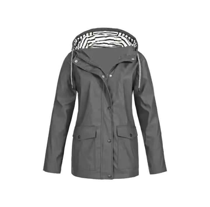 Wren | Women's Button-Zip Hooded Outdoor Rain Jacket