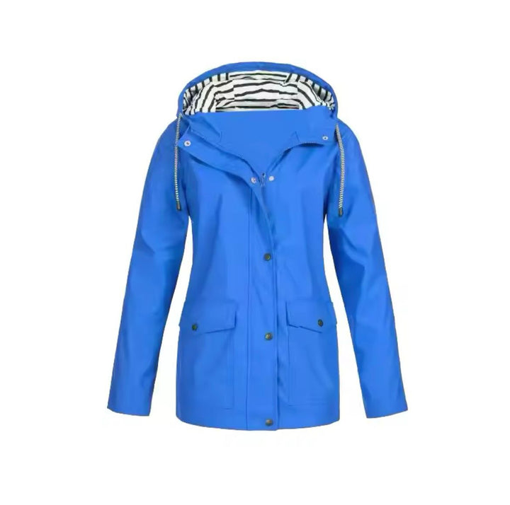 Wren | Women's Button-Zip Hooded Outdoor Rain Jacket