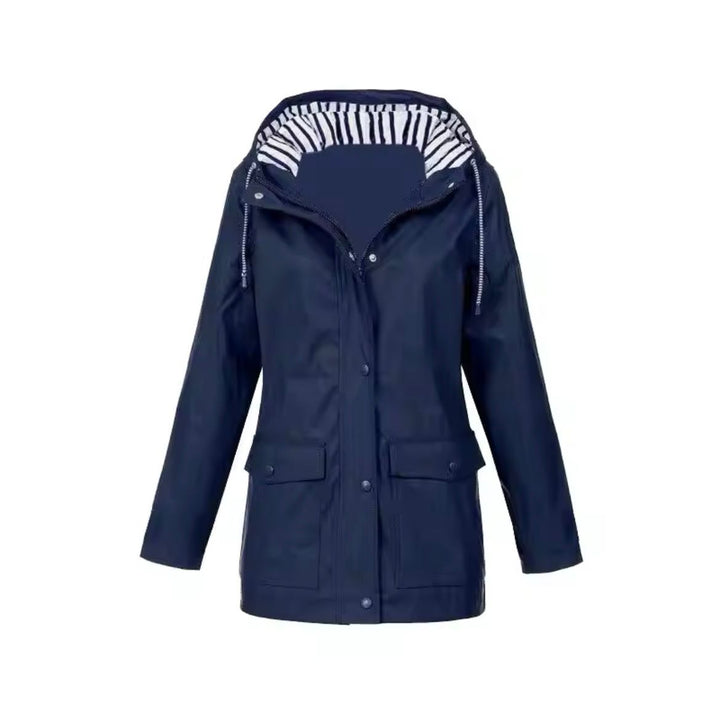 Wren | Women's Button-Zip Hooded Outdoor Rain Jacket
