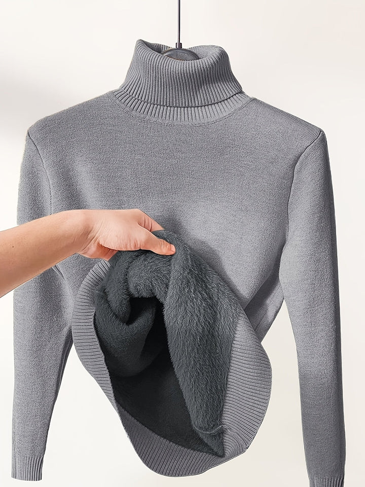 Isolde | Women's Slim Fit Turtleneck Sweater