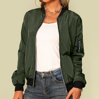 Bretta | Women's Casual Zip-Up Bomber Jacket